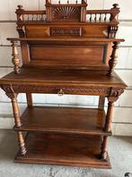 Antieke Massief Eiken Open Kast, Ophalen