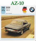 Az10 autokaart bmw 2800 cs ( 1968 - 1976 ), Ophalen of Verzenden, Zo goed als nieuw, Auto's