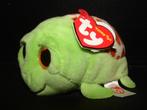 TY BEANIE BOOS TEENY TYS SCHILDPAD CRUISER VELOURS GROEN MET, Kinderen en Baby's, Nieuw, Overige typen, Ophalen of Verzenden