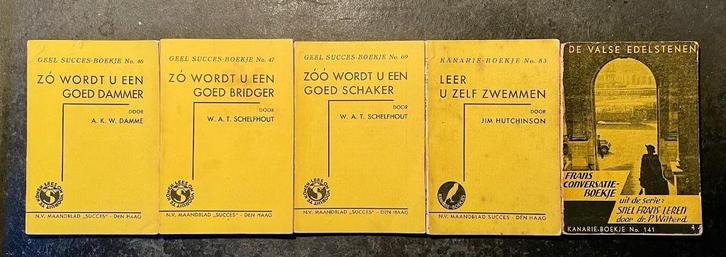 5 kanarieboekjes, Boeken, Hobby en Vrije tijd, Gelezen, Overige onderwerpen, Geschikt voor kinderen, Ophalen of Verzenden