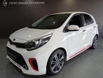 Kia Picanto 1.2 CVVT GT-Line 84PK Leder NAV Stoel+Stuurverwa, Voorwielaandrijving, Gebruikt, Zwart, 4 cilinders