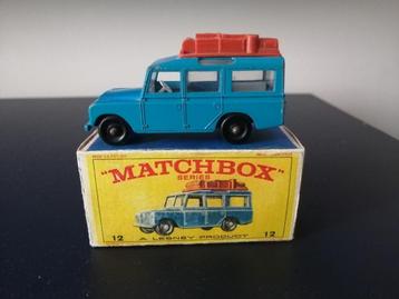 Lesney Matchbox Regular wheels #12 Land Rover in doosje  beschikbaar voor biedingen