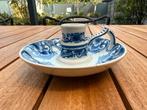 Kaarsenstandaard met oor Delfts Blauw 14cm - Oud Delft, Ophalen of Verzenden
