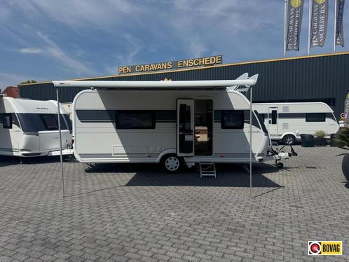 Hobby Excellent 540 WLU Vol uitgerust!!, Caravans en Kamperen, Caravans, Bedrijf, tot en met 4, Rondzit, Hobby, Lengtebed, Overige