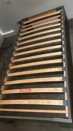 1 persoonsbed kleur antraciet, Huis en Inrichting, Ophalen, Gebruikt, 90 cm, Eenpersoons