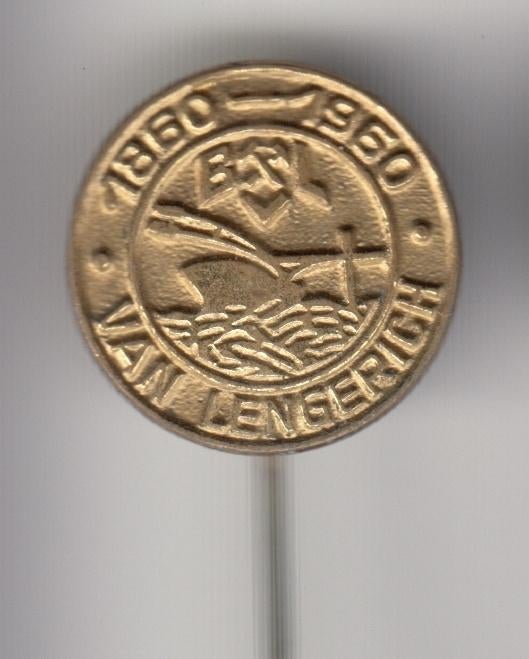 Machinefabriek van Lengerich Tractor Ploeg speldje, Gebruikt, Niet vindbaar, Niet vindbaar, Speldje of Pin