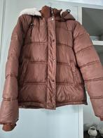 Te koop winterjas in mokkabruin, Kleding | Dames, Jassen | Winter, Ophalen of Verzenden, Zo goed als nieuw, Maat 46/48 (XL) of groter