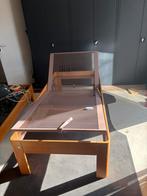 Te koop senioren auping auronde 90x200 48 cm hoog beuken, Huis en Inrichting, Eenpersoons, Bruin, Dekbedovertrek, Ophalen of Verzenden