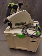 festool ts60 KEBQ-plus invalzaag, Doe-het-zelf en Verbouw, Gereedschap | Zaagmachines, Ophalen, Invalzaag, Zo goed als nieuw, 30 tot 70 mm