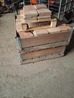 antieke estrikken ca 450 terracotta-zalm, zie foto-omschrijv, Ophalen, Gebruikt, Steen of Klei, Minder dan 50 cm