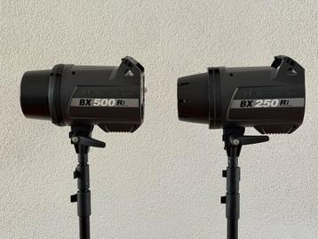 Elinchrom BX 500 Ri & BX 250 Ri Flitsset beschikbaar voor biedingen