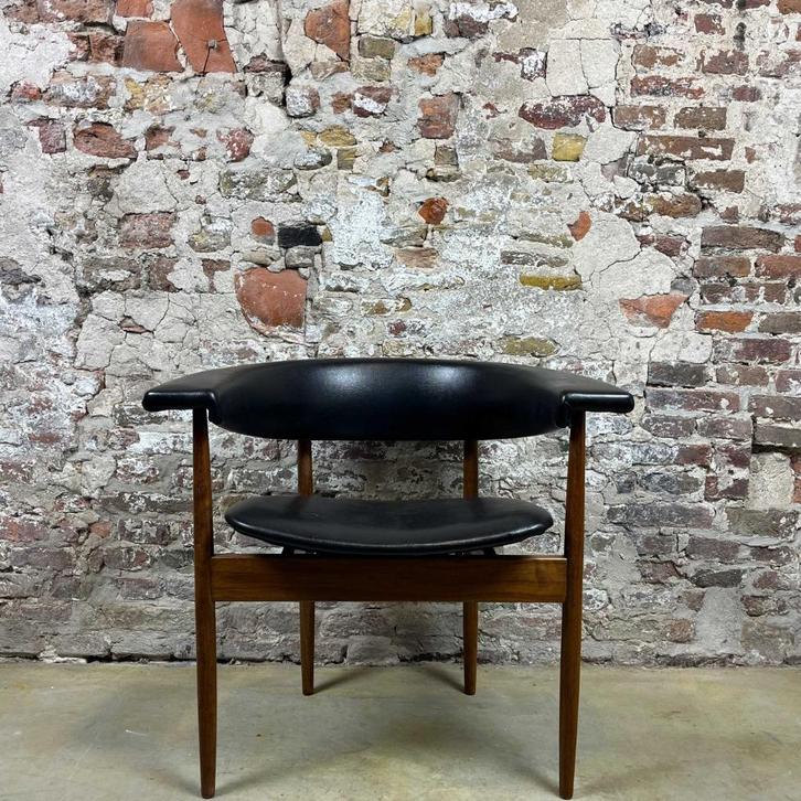 Rudolf Wolf stoel, Huis en Inrichting, Stoelen, Gebruikt, Eén, Hout, Overige materialen, Zwart, Ophalen of Verzenden