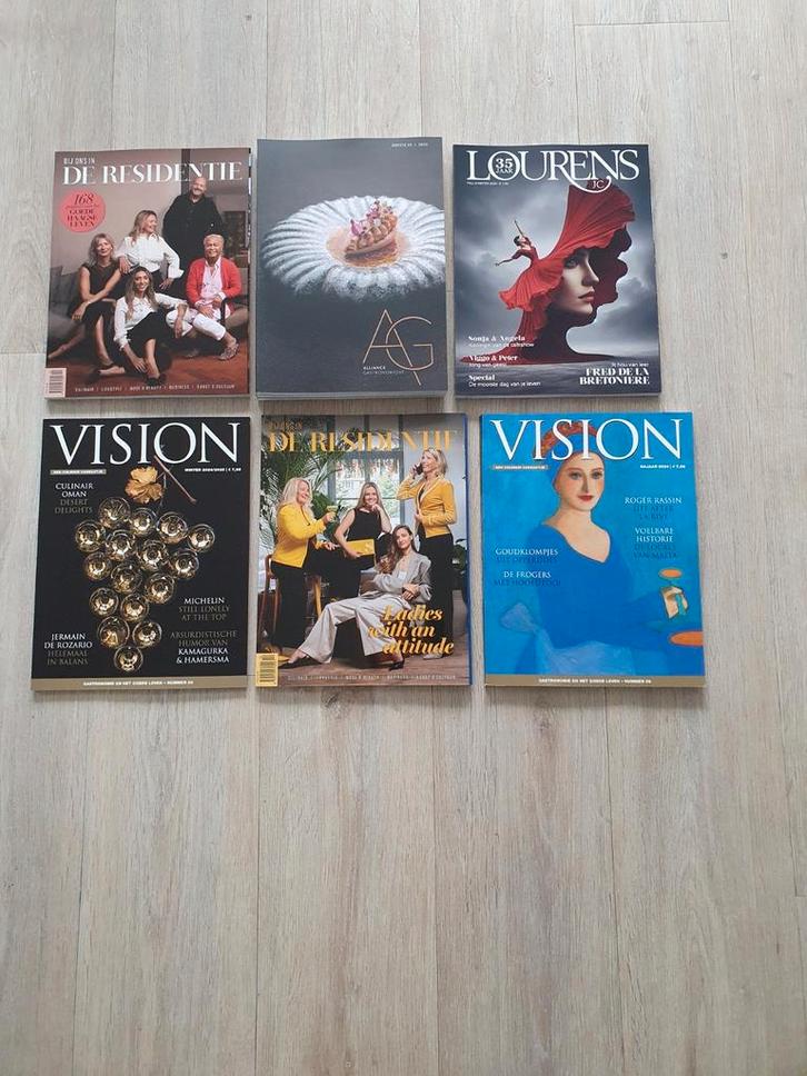 Vision, de Residentie, Lourens en Alliance Gastronomique, Boeken, Tijdschriften en Kranten, Zo goed als nieuw, Wetenschap en Natuur