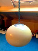 Vintage Retro Mushroom hanglamp bollamp met trekpendel, Ophalen, Kunststof, Gebruikt, Vintage, Retro, Design