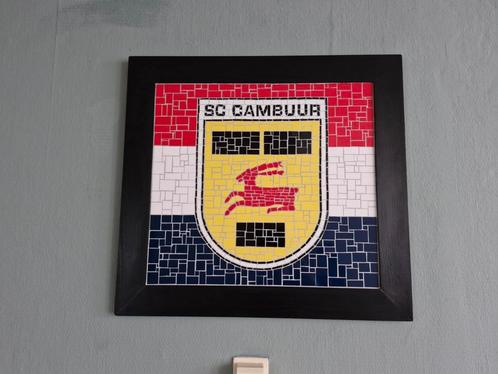 SC Cambuur logo HANDGEMAAKT Mozaiek., Verzamelen, Sportartikelen en Voetbal, Nieuw, Overige typen, Overige binnenlandse clubs