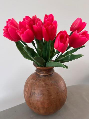 Bosje tulpen roze rood 10 stuks beschikbaar voor biedingen