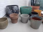 Diverse bloem en plantenpotten te koop, Ophalen, Rond, Aardewerk, Minder dan 40 cm