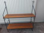 Oud vintage retro boekenkastje smeedijzer jaren 60/70, Huis en Inrichting, Ophalen of Verzenden, 25 tot 50 cm, 50 tot 100 cm, Minder dan 100 cm