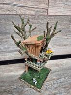 Kerstdorp mooie boomhut kersthuisjes, Diversen, Ophalen of Verzenden, Zo goed als nieuw