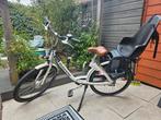 Stevige Gazelle damesfiets met nieuw Bobike achterzitje, Ophalen, Gebruikt, Versnellingen, Gazelle