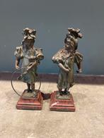 Bronzen Beeldjes 'Jeux d'Enfants' - Set van 2, Ophalen of Verzenden