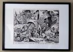 P.Brueghel _ P.L.H.Frequin 1987, Ophalen, 50 tot 75 cm, Schilderij, 50 tot 75 cm