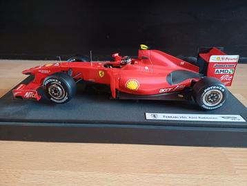 Hotwheels F1 1:18 '09 - Ferrari F60 Kimi Räikkönen beschikbaar voor biedingen
