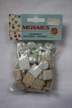 Make Me Mozaiek assorti-zak wit 2 zakjes, Hobby en Vrije tijd, Knutselen, Ophalen of Verzenden, Nieuw, Materiaal