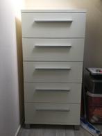 Ladenkast wit, Huis en Inrichting, Kasten | Ladekasten, Ophalen, Kunststof, Gebruikt, 5 laden of meer