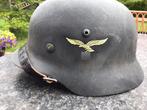 Repro M35 Luftwaffe single decal Grote maat 68, Verzenden, Luchtmacht, Duitsland, Helm of Baret