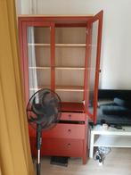 Boekenkast en vitrinekast, Huis en Inrichting, Kasten | Vitrinekasten, Ophalen, Eikenhout, Nieuw, 50 tot 100 cm