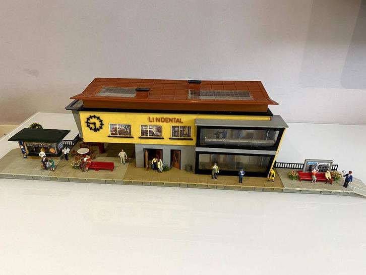 HO faller B-99 station Lindental (713), Hobby en Vrije tijd, Modeltreinen | H0, Gebruikt, Brug, Tunnel of Gebouw, Gelijkstroom of Wisselstroom