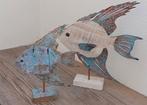 Decoratie set vissen, Huis en Inrichting, Woonaccessoires | Overige, Ophalen of Verzenden, Gebruikt
