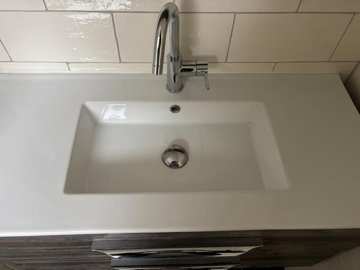 Badmeubel, Huis en Inrichting, Badkamer | Badkamermeubels, Zo goed als nieuw, Wastafelkast, Minder dan 100 cm, 50 tot 100 cm, 25 tot 50 cm