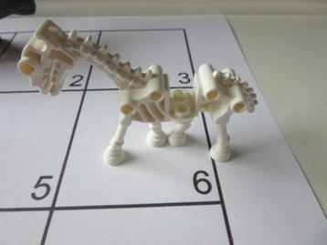 L155,6 LEGO DIEREN PAARD GERAAMTE WIT, SKELET, 59228 beschikbaar voor biedingen