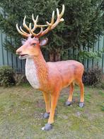 Levensgroot hert, Tuin en Terras, Ophalen of Verzenden, Nieuw, Kunststof, Dierenbeeld