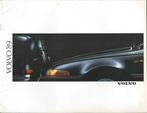 oldtimer Volvo 340 360 440 480 240 740 760 780 folder 1989, Ophalen of Verzenden, Zo goed als nieuw, Volvo