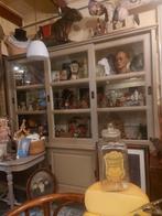 Antieke reclame stopfles met winterwarmers v Bronks reclame, Ophalen of Verzenden