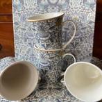 Engelse beker set William Morris Lodden blauw, Huis en Inrichting, Nieuw, Overige stijlen, Ophalen of Verzenden, Porselein