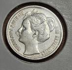 Halve gulden 1898 Nederland Wilhelmina, Postzegels en Munten, Munten | Nederland, ½ gulden, Verzenden, Zilver, Koningin Wilhelmina