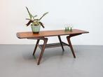 Vintage salontafel | Teak | mid century modern, Ophalen, 100 tot 150 cm, Vintage Mid Century modern, .