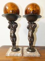 Antieke brons cherubijn putti engel beeld [1555], Ophalen