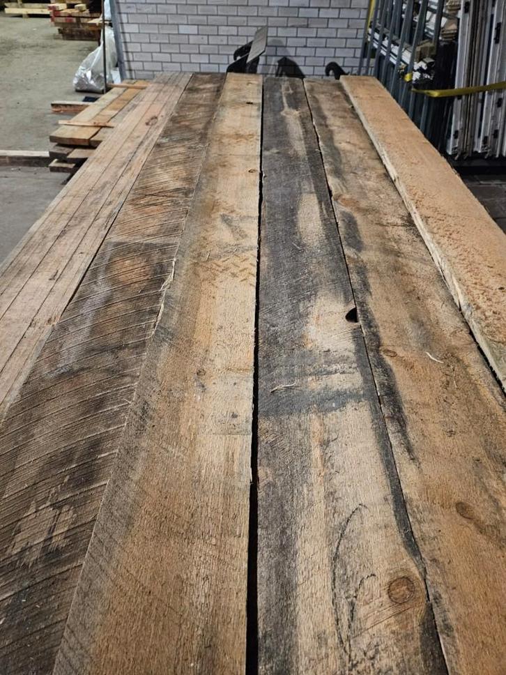 wagondeel, planken, Doe-het-zelf en Verbouw, Hout en Planken, Gebruikt, Plank, Overige houtsoorten, 250 tot 300 cm, Minder dan 25 mm