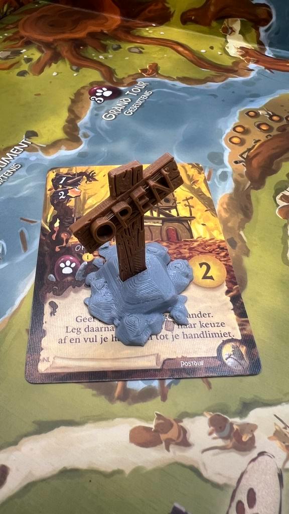 3D Everdel bordjes open, Hobby en Vrije tijd, Gezelschapsspellen | Bordspellen, Zo goed als nieuw, Ophalen of Verzenden