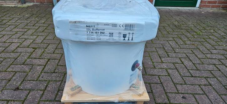 Nefit 50L Buffervat - Nieuw!, Doe-het-zelf en Verbouw, Verwarming en Radiatoren, Nieuw, Ophalen