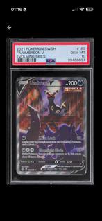 Umbreon 189 V FA Evolving Skies PSA 10, Ophalen of Verzenden, Zo goed als nieuw, Losse kaart, Foil