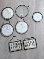 Glazen lijstjes met ketting, Ophalen, Minder dan 50 cm, Metaal of Aluminium, Zo goed als nieuw