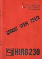 Hiab 230 autokraan boek, Ophalen of Verzenden, Zo goed als nieuw, Folder