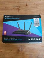 NETGEAR Nighthawk R7000 AC1900 Dual-Band Smart WiFi Router, Computers en Software, Netwerk switches, Ophalen of Verzenden, Gebruikt