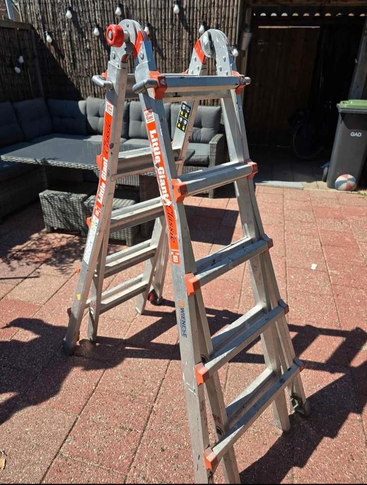 Stevige Trap - Little Giant Classic, Doe-het-zelf en Verbouw, Ladders en Trappen, Ophalen